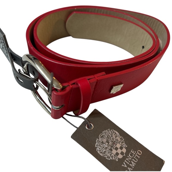 Vince Camuto Red Rouge Women’s Belt NWT - Picture 1 of 5